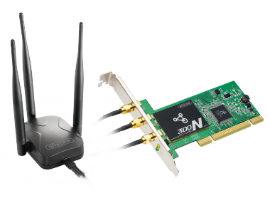 Wireless network pci + range exten